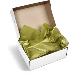 Lustre Tissue Paper - Pack Of 10 Gold Box Display